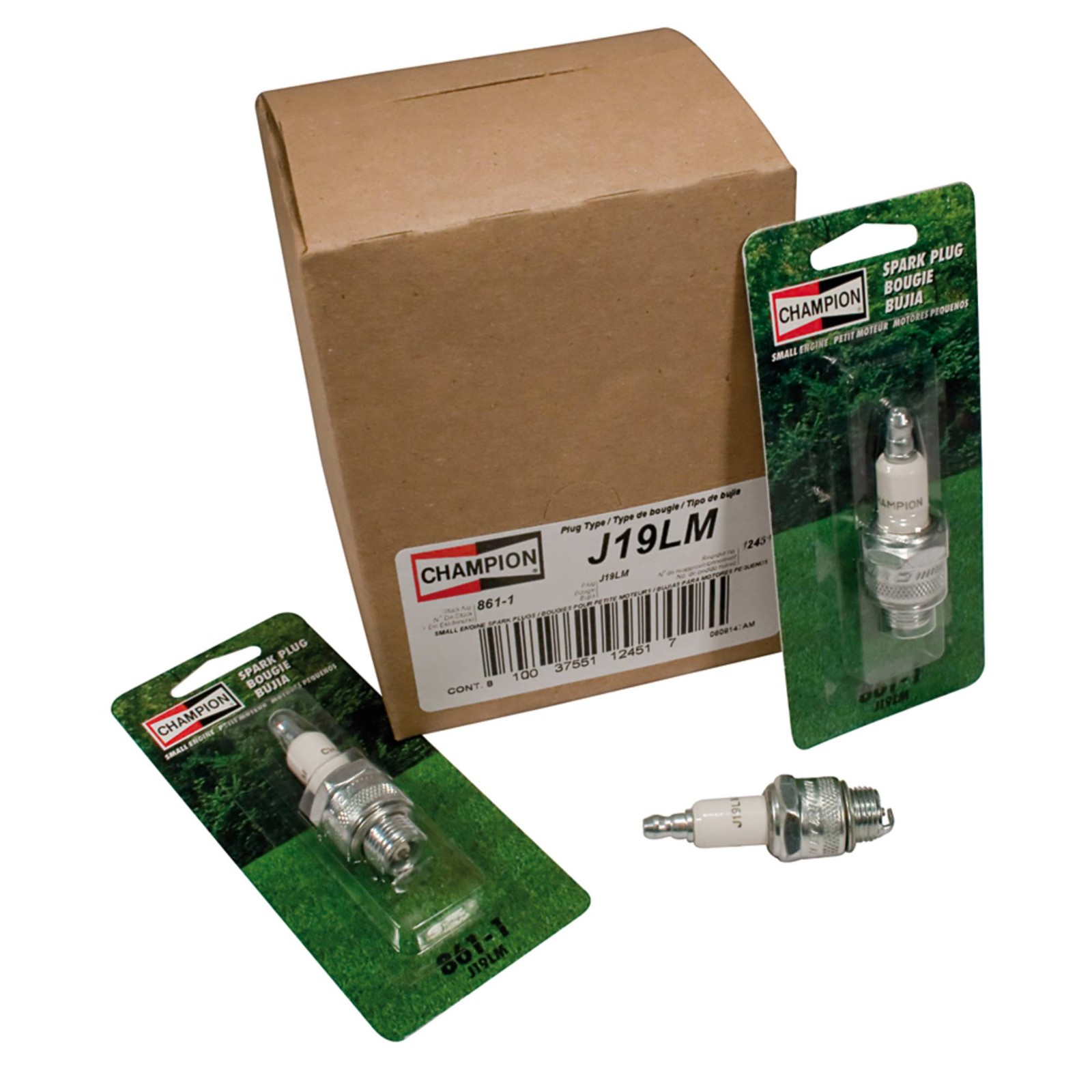 8 Pack Champion 861-1 J19LM Ariens Craftsman Husqvarna Spark Plug 1372-9612