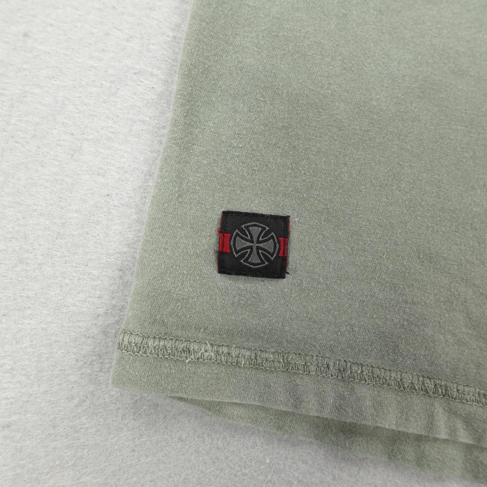 Vintage Independent Truck Co Shirt Mens Large Green Skateboarding Skater Y2K - Image 4 of 4