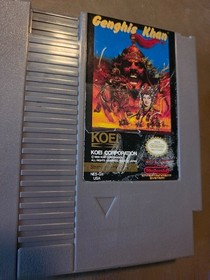 Genghis Khan Nintendo NES Classic Strategy Game