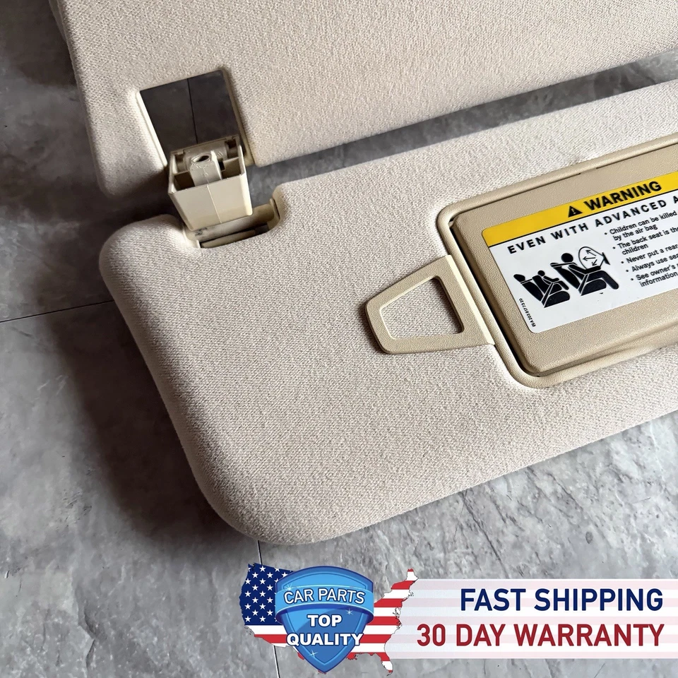 Juego de parasol 2003-2009 Mercedes E320 E350 E500 E550 E55 E63 AMG beige OEM Foto 3 de 4