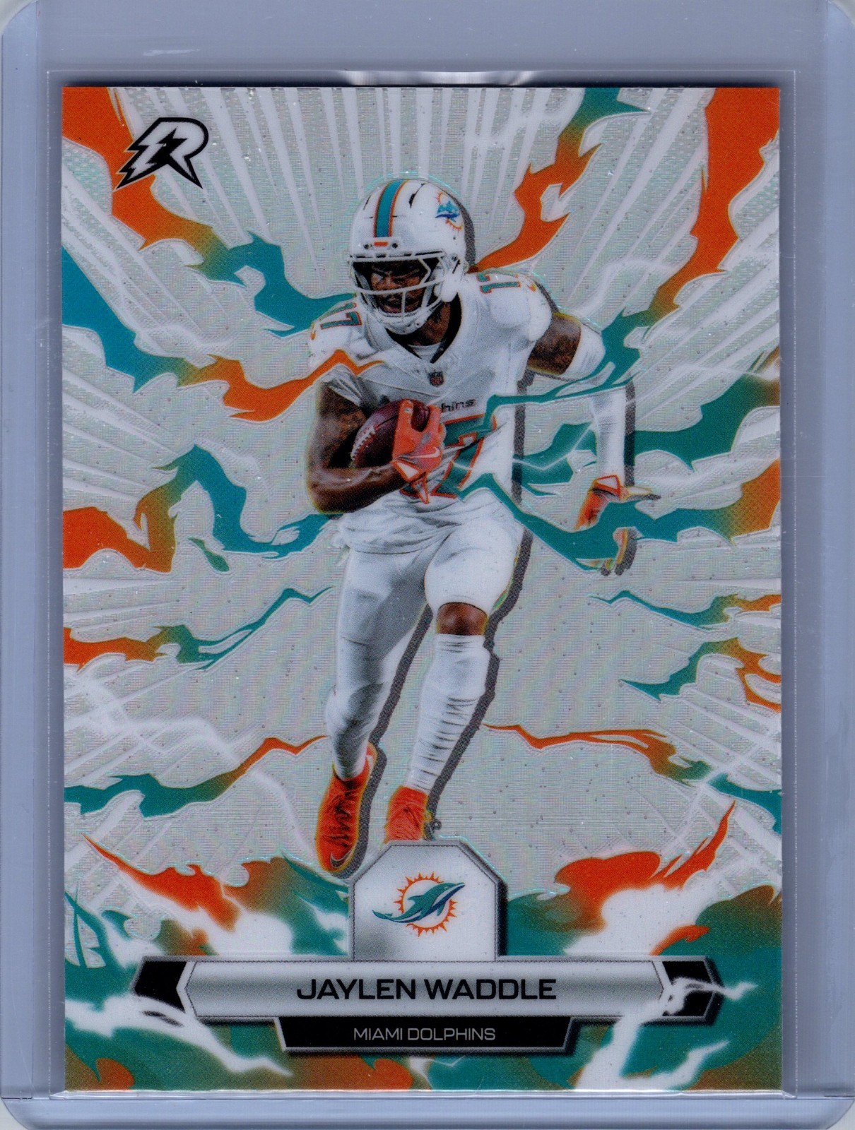 2025 Topps Resurgence Jaylen Waddle #62 Silver Static Refractor Dolphins