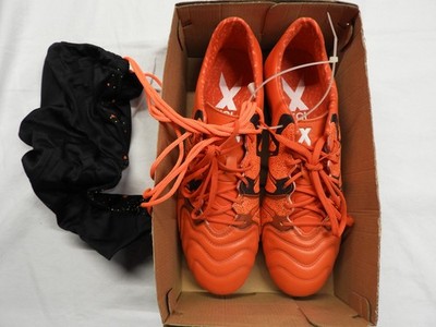 Adidas X 15.1 FG B26980 - Leather - Orange Cleats / Soccer Boots - 11.5 US - New