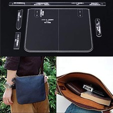 AAB43 Messenger Bag Acrylic Template Leather Pattern Stencil DIY Craft Bag