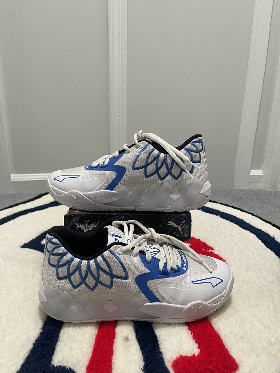 Size 9 - PUMA MB.01 Low Team Colors - White Bluemazing 2022-Ships
