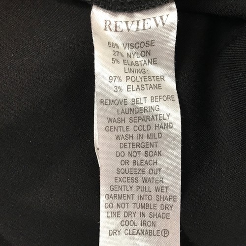 Review Dress Black Size 10 A Line Sleeveless Boat Neck Business Cocktail Ponte - Picture 11 of 12