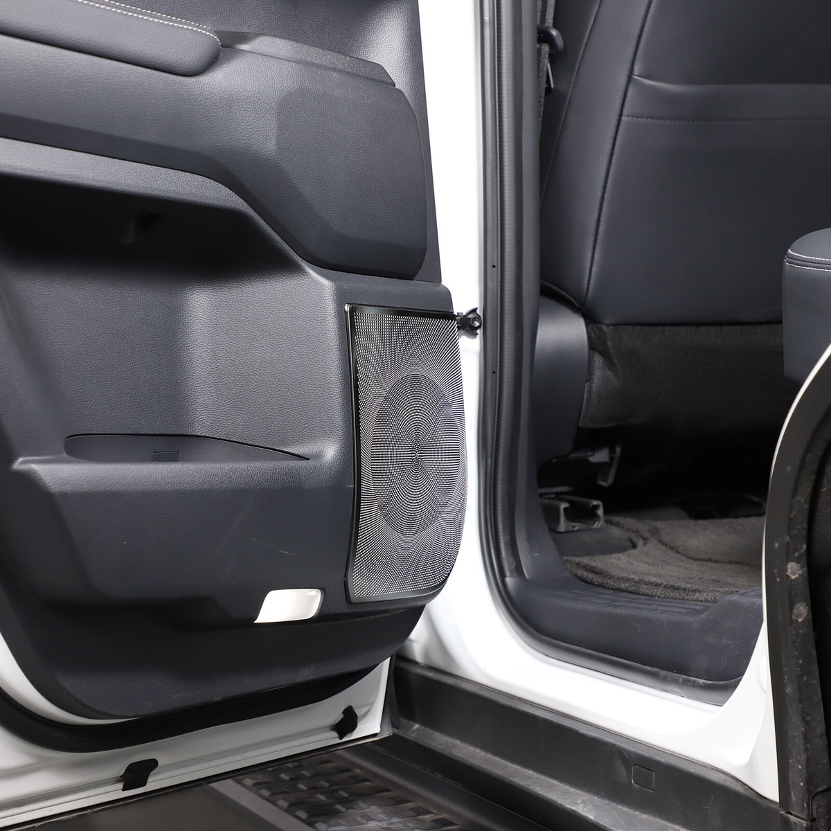 Black Stainless Steel Door Speaker Cover Fits Toyota Land Cruiser