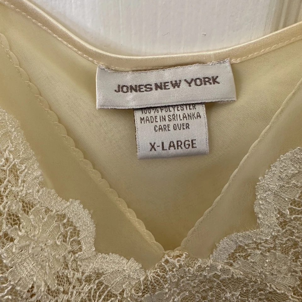 Jones New York Yellow Mini Slip new without tags - Image 3 of 4
