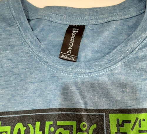 Loot Crate - RICK & MORTY Portal Gun Schematic Men's Medium Blue T-Shirt - 第 5/6 張圖片