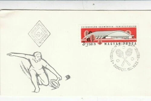 Hungary 1964 Sports Museum Budapest FDC Budapest special cancel Unaddressed VGC