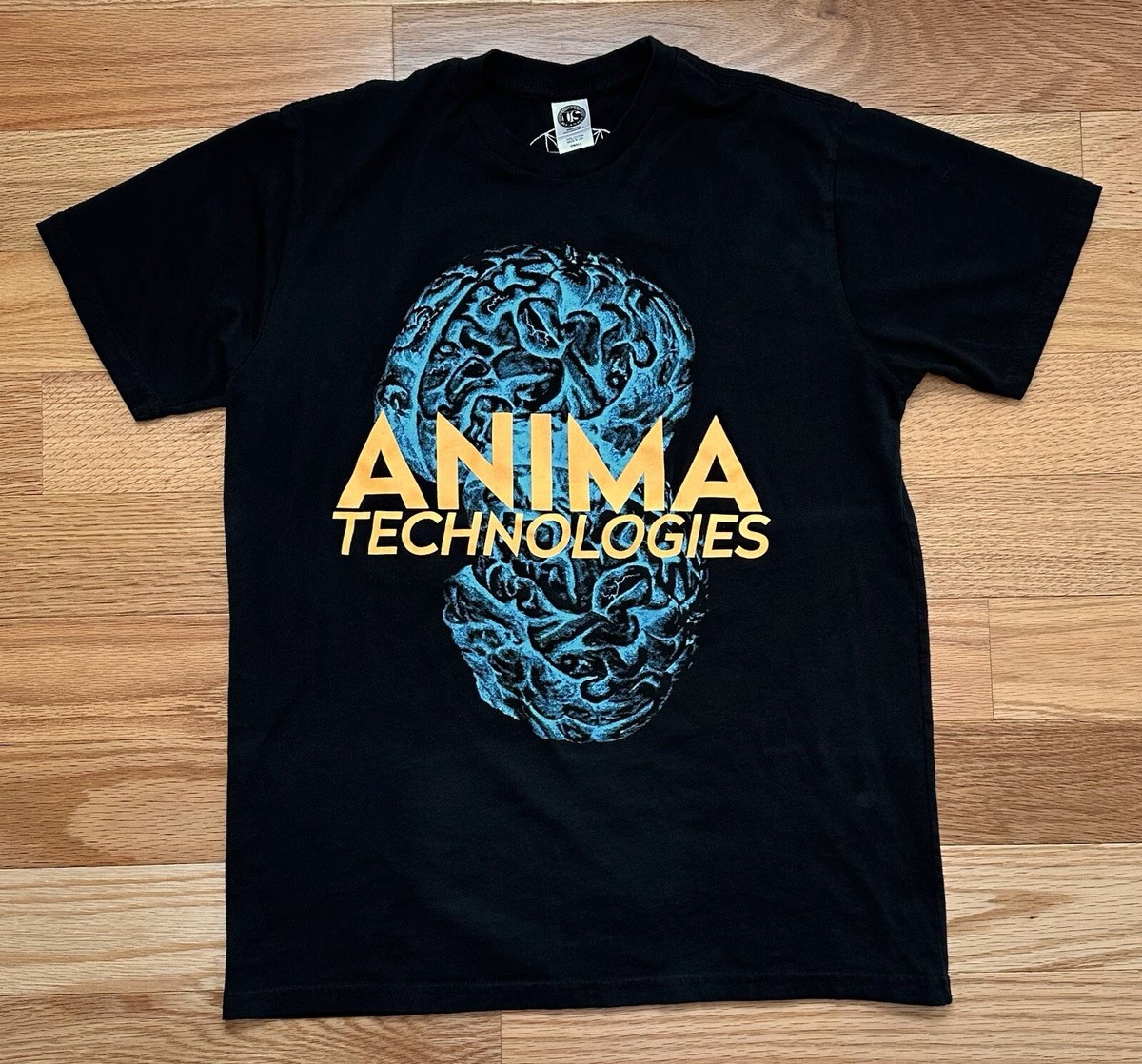 THOM YORKE Tシャツ 青 Thom Yorke Anima Technologies Blue Brains Shirt Size Small