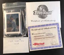 Tony Conigliaro 1969 Topps Vault Card #330 1/1 Negative Used Boston Red Sox MT Tony Conigliaro 1969 Topps Vault Card #330 1/1 Negative Used Boston Red Sox MT