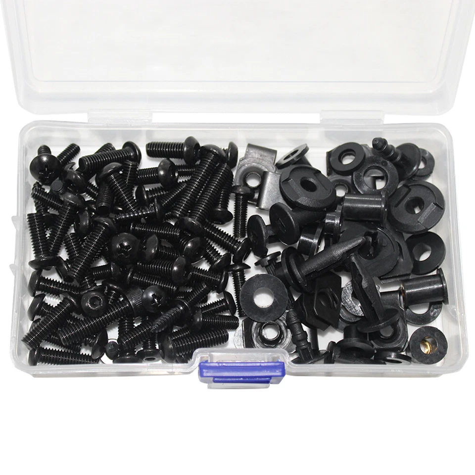 Black Fairing Kit Fit for Honda CBR600RR 2003-2004 ABS Injection Bodywork +Bolt - Image 2 of 4