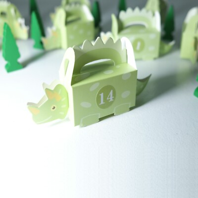 Dinosaurier Adventskalender zum Befüllen zum Selbstgestalten Dino WAKu