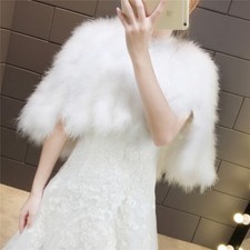 Wedding Shawl Fur Shawl Bride External Cover Ostrich Feather Shawl Cloak Coats