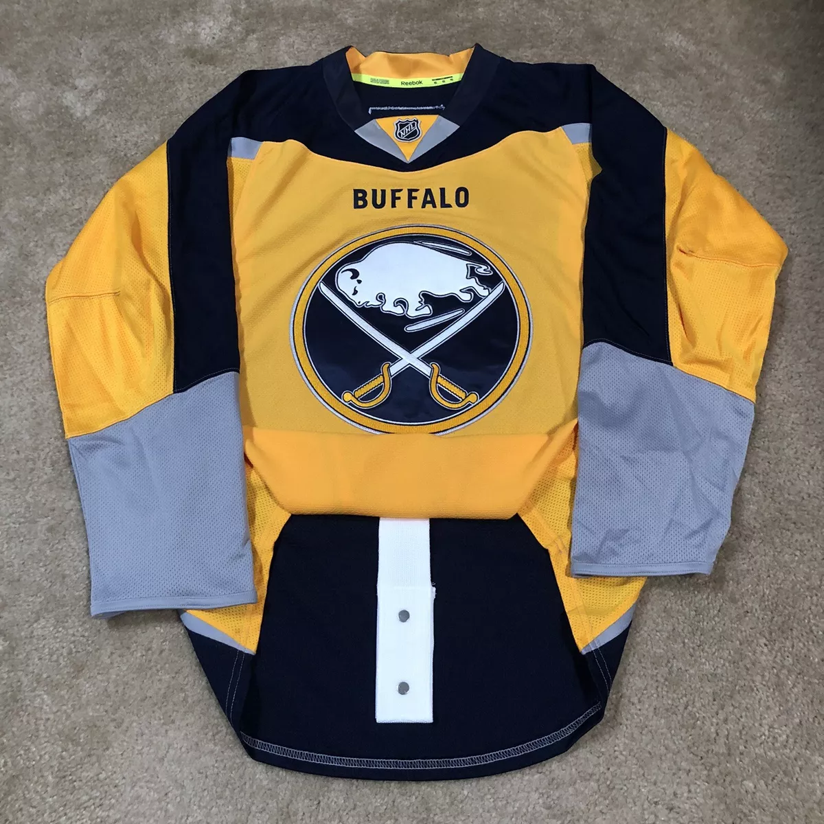 Buffalo Sabres RBK Edge Authentic Hockey Jersey- Sr