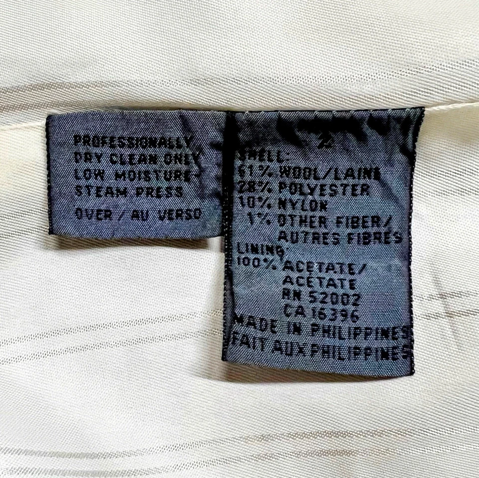 Fitted Blazer Liz Sport by Liz Claiborne Houndstooth Check Vintage 80s Size 2P - Image 3 of 4