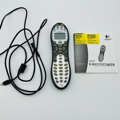Logitech Harmony 659 Universal Remote Control with Cable and Manual