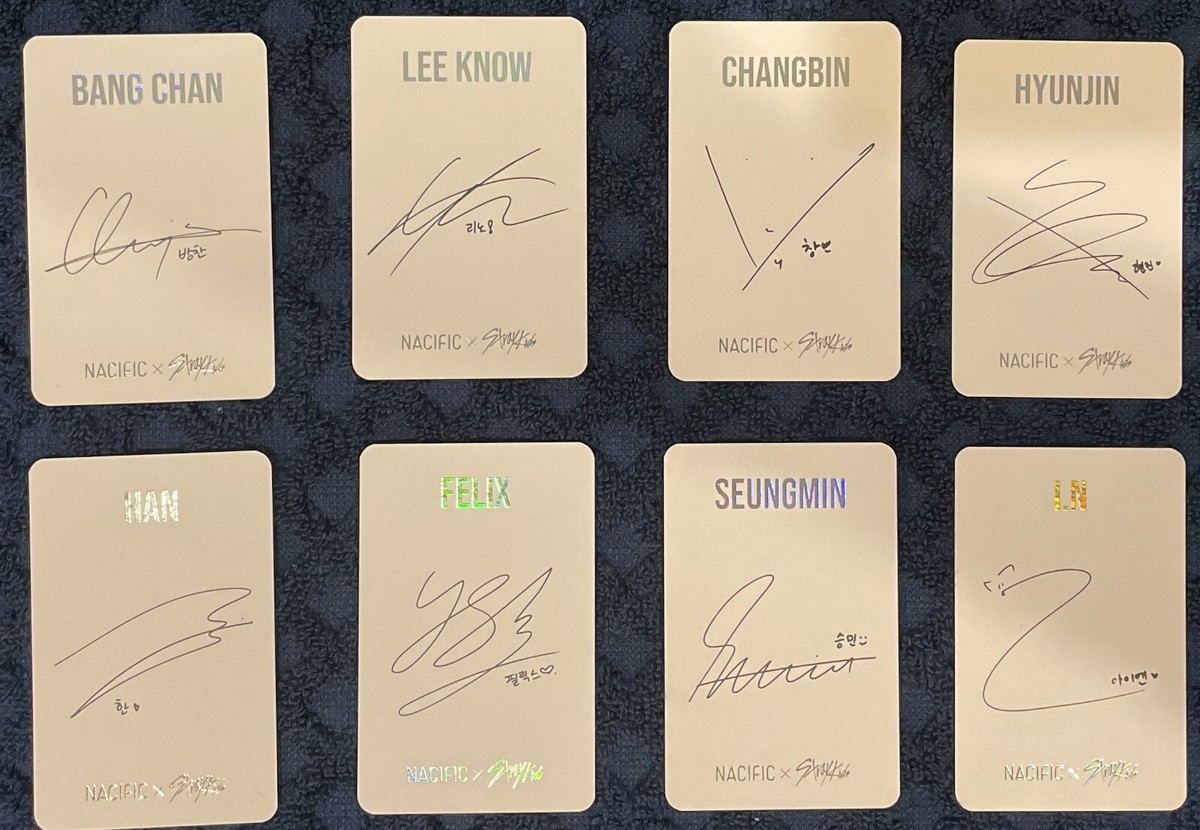 Sealed STRAY KIDS NACIFIC Exclusive Official Photocards | 8 Card