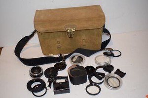 HOMA VINTAGE CAMERA BAG- ACCESSORIES- LENS CAPS- EXTENDERS & MORE  (JAC75)