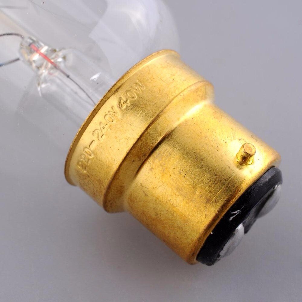 1/6/10 Pack B22 BC Edison Glass Bulbs 40W 60W Dimmable Home Lighting ...