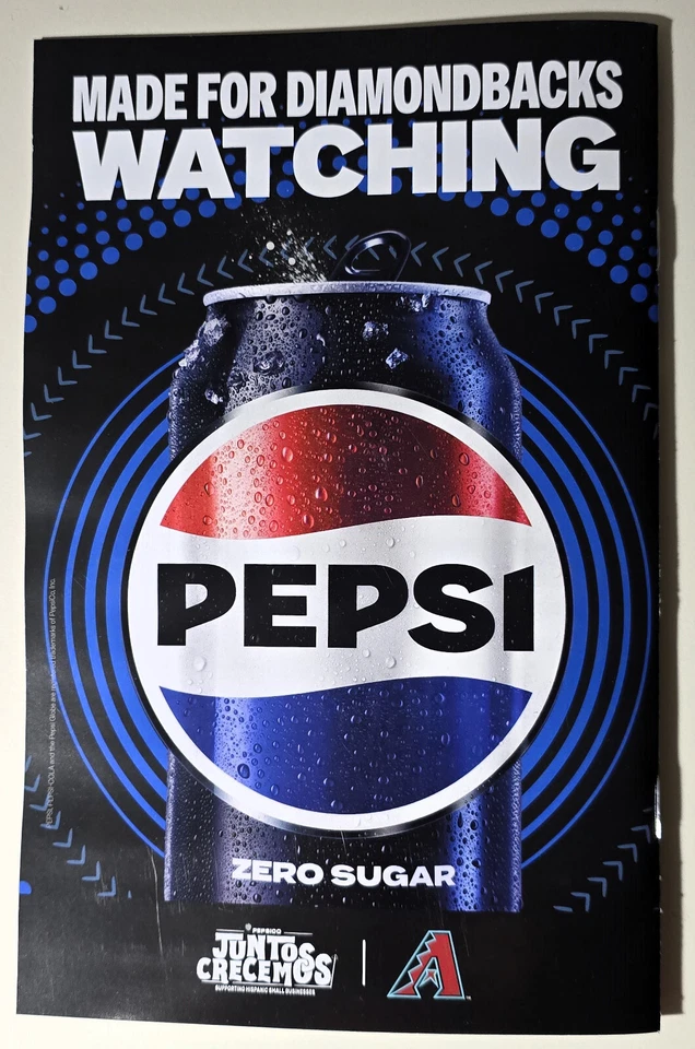 2024 Diamondbacks Dbacks Insider Program Magazine #8 - Randy Johnson & Gonzalez - Image 3 of 3