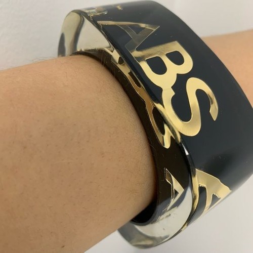 ABS by Allen Schwartz chunky bangle bracelet - Picture 3 of 13