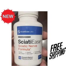 SciatiEase Labs Sciati Ease Sciatic Nerve Formula 120 Capsules - Exp 10-5-2027 !