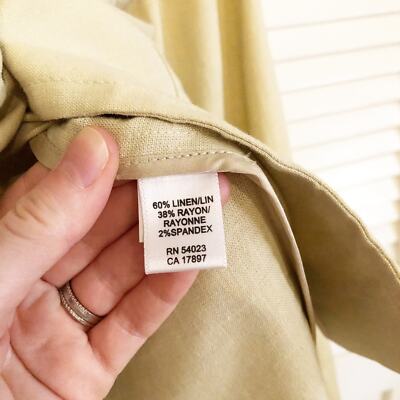 専用ページ② Vintage Banana Republic Linen Rayon Beige Skirt and Jacket Suit