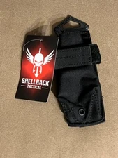SHELLBACK TACTICAL SBT-7030-BK Flashlight Pouch Multitool Knife Black New