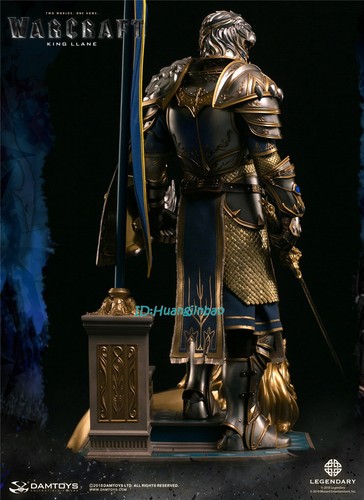 DAM TOYS WOW Llane Wrynn I Warcraft King Llane Resin Statue In Stock In Box - Picture 10 of 12