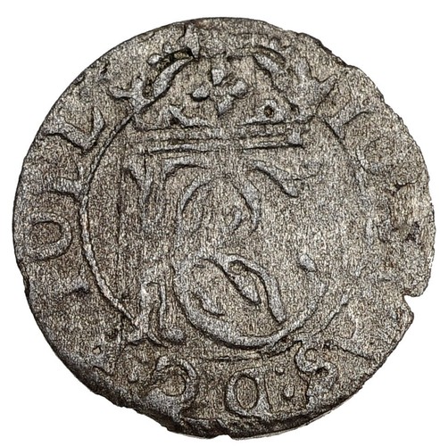 Poland Lithuania SOLIDUS Solid Schilling 1652 John II Casimir Vasa Silver #19307 - Picture 3 of 3