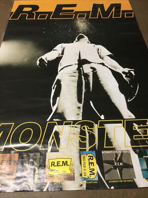 1995年 R.E.M. 額付き MONSTER Amazon.co : Concert Concertposter, Poster, - 1995 Monster - M E R ポスター モンスター ミュージシャン