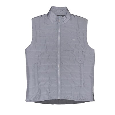 Texas Standard Puffer Vest Mens Sz XL Grey Hybrid Full Zip Knit Outdoor NWOT