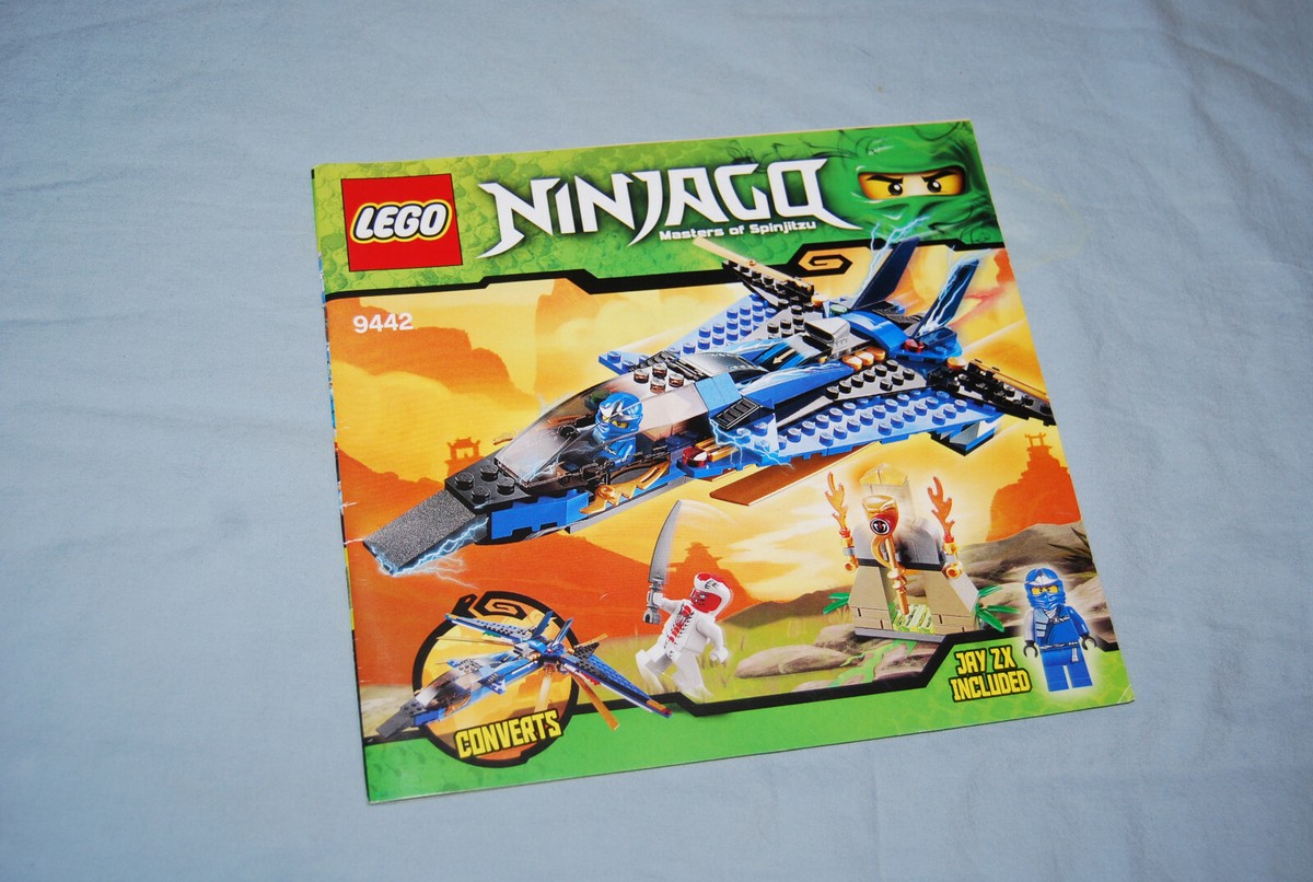 Genuine LEGO Instruction Manual Ninjago 9442 Jay's Storm Fighter