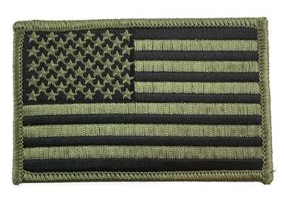 Gravity Threads Assorted Patches - USA Olive Flag