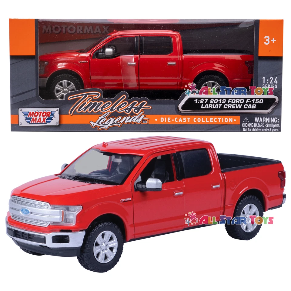 MOTORMAX 2019 FORD F-150 LARIAT CREW CAB PICKUP 1/24-1/27 DIECAST MODEL 79363 - Image 2 of 4