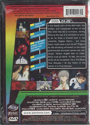 Neon Genesis Evangelion Collection 0 : 8 DVD Final Genesis New