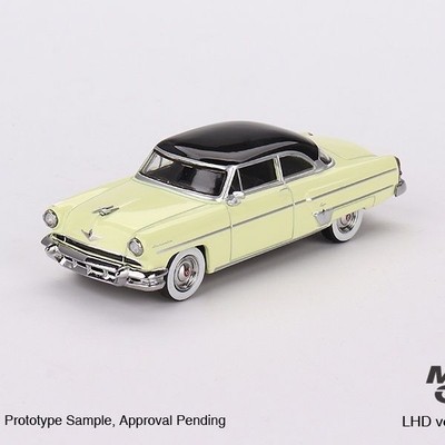 Minigt1:64 Lincoln Road Eagle Capri Classic Car 1954 Legierung Auto Modell 561
