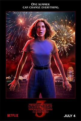 Same Day Shipping STRANGER THINGS Season 3 Millie Brown Borderless 11x17 Poster