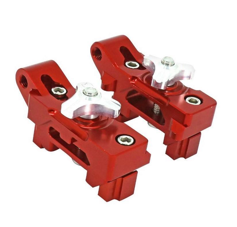 Tendeur de chaine rouge CNC pour moto Yamaha MT-07 2014-2026