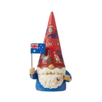Jim Shore AUSTRALIAN GNOME FIGURINE-OUTBACK GNOME 6010293 BRAND NEW IN BOX