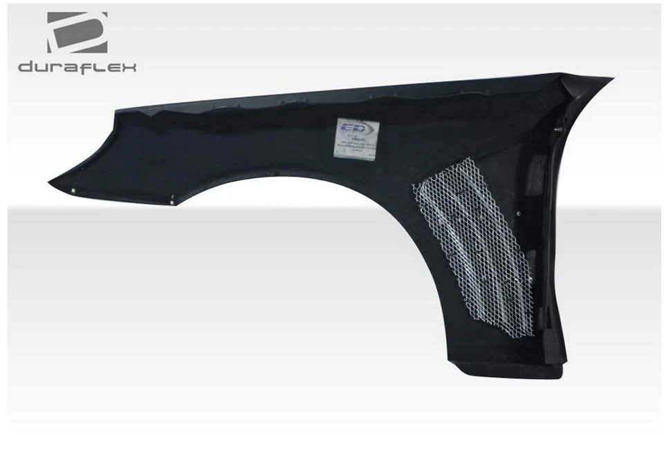 Guardabarros Mercedes Clase C W203 Duraflex W-1 2001-2007 2 piezas Foto 4 de 4