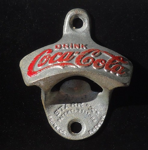 1970s? Drink Coca-Cola STARR X Cast Brown Co. Newport News VA Bottle Opener - 第 1/2 張圖片