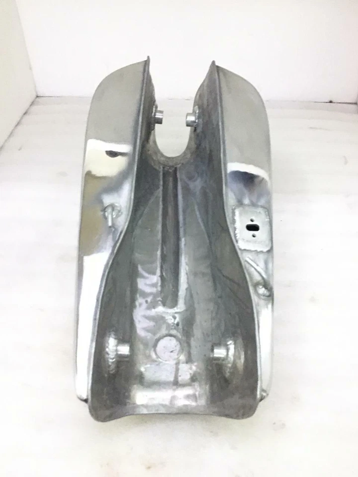 Подходит для Yamaha RD350 RD 350 полированный алюминиевый бак 1973-1975 - Изображение 3 из 4
