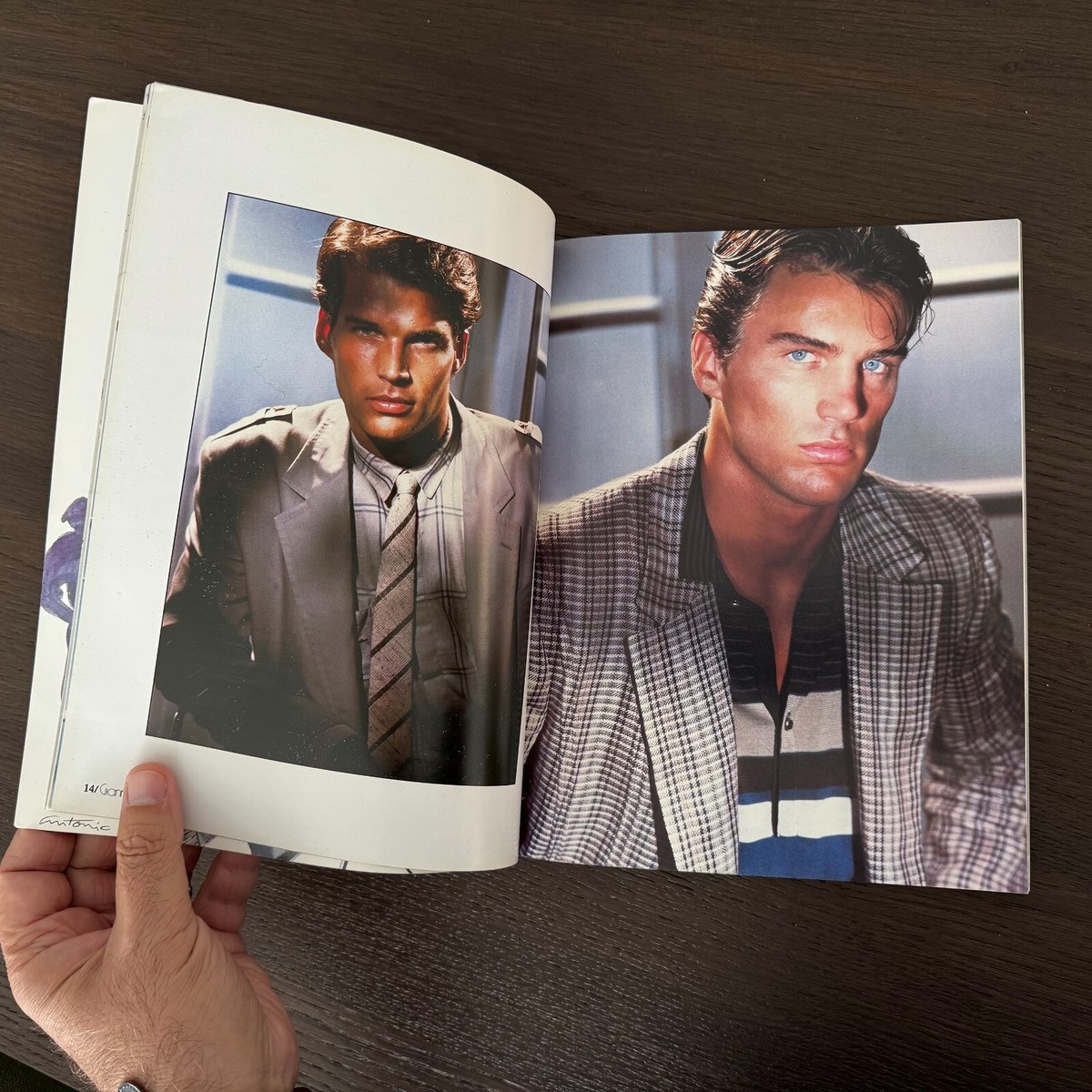 GIANNI VERSACE catalog 6 men's collection Summer 1984 Photo