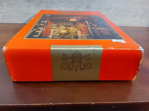 Holy Bible Papal Edition 1951 Red Leather Catholic Press Original Box - Picture 5 of 13