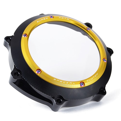 Engine Clear Clutch Cover Guard For Yamaha WR450F WR 450F 2003-2015 2014 2013 12 - Foto 3 di 9