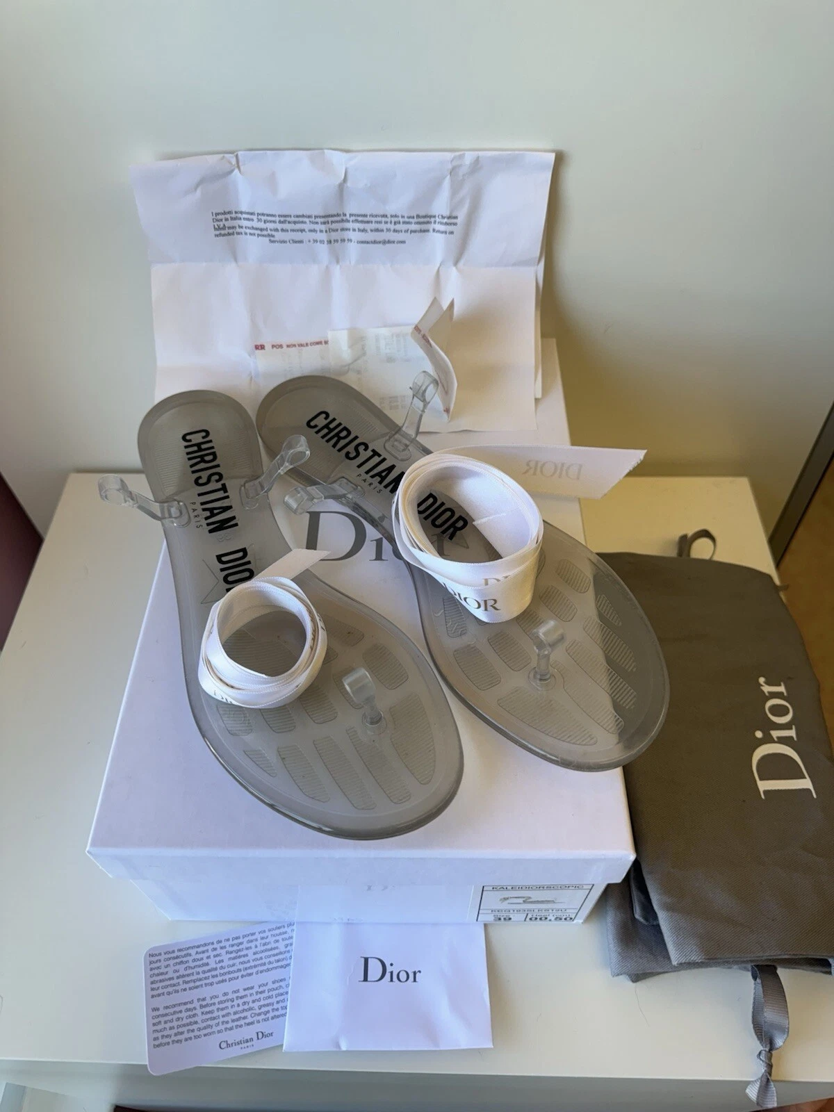 Sandales Dior Jelly