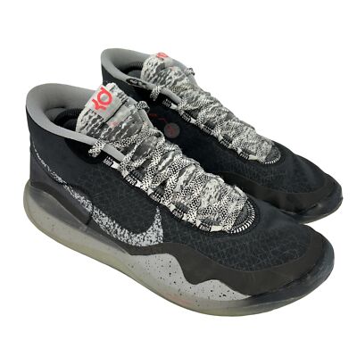 Mens Nike Zoom Kevin Durant KD‎ 12 Basketball Sneakers Shoes AR4229-002 Size 8 Nike Zoom KD 12 Gray Black Mens Basketball Shoes AR4229-002  main image 2
