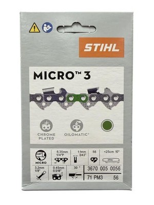 3670 005 0056 Stihl 71PM3 Picco Micro Chainsaw Chain   56 Drive Links Genuine OE